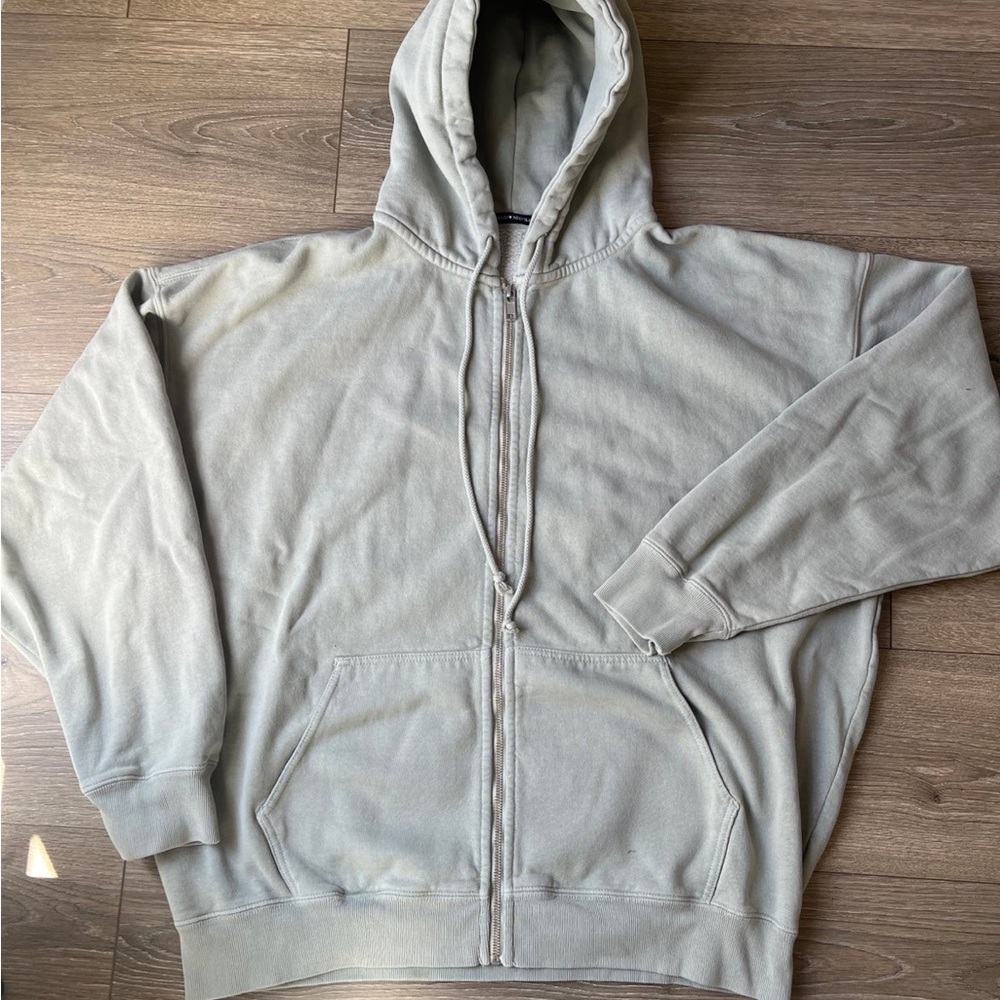 Teal Brandy melville zip up